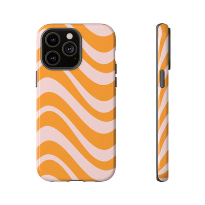 Retro Wavy Stripe iPhone Case