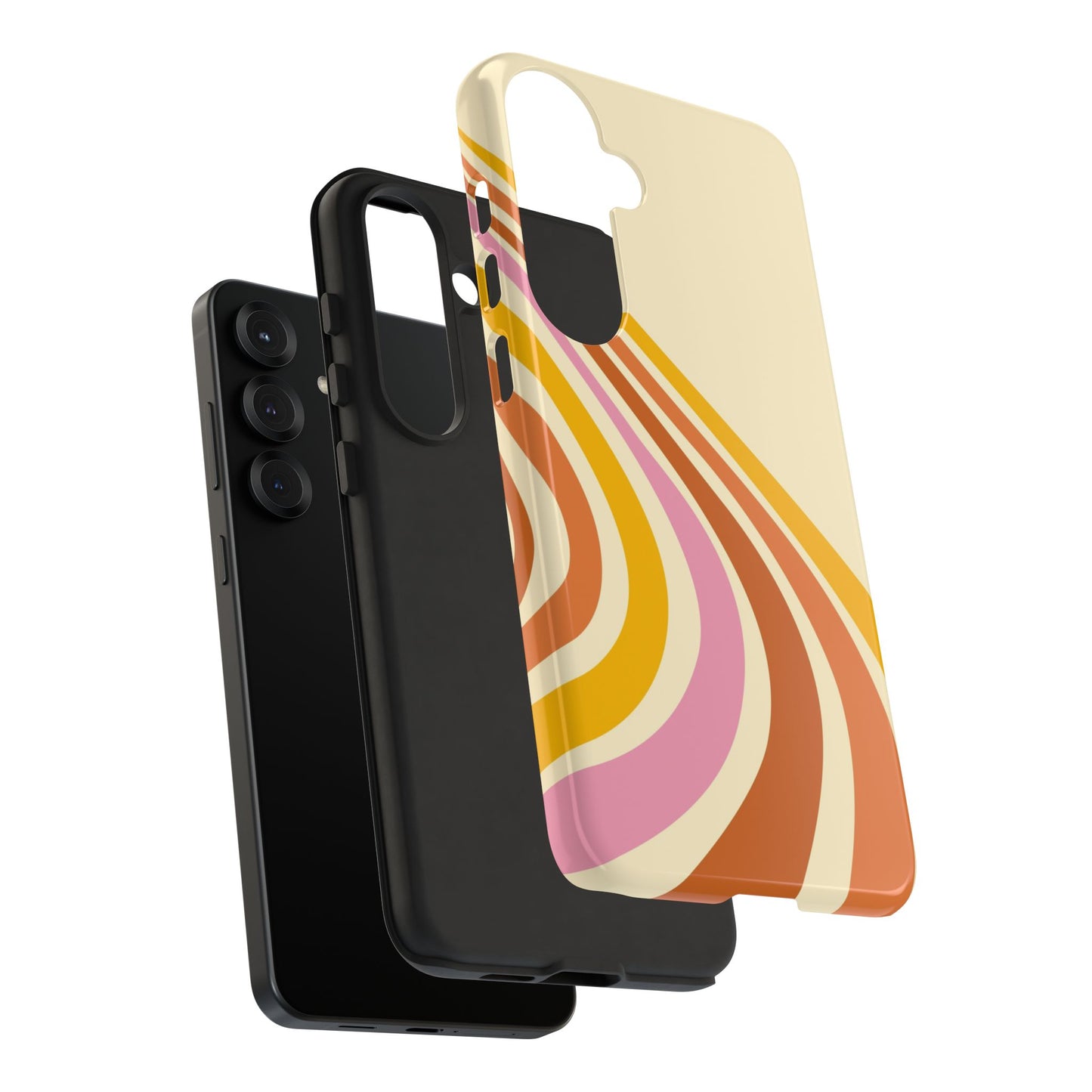 Retro Wave Swirl Samsung Case