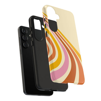 Retro Wave Swirl Samsung Case