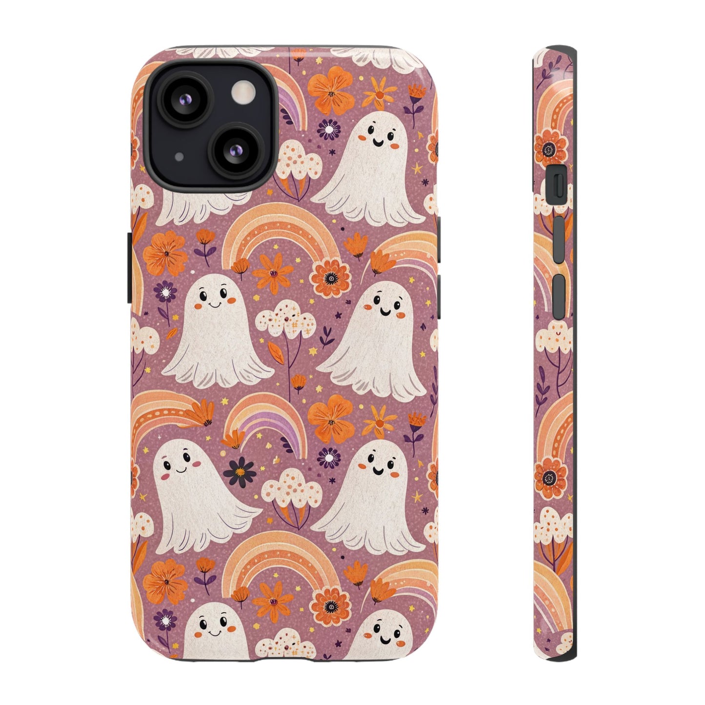 Pastel Halloween Ghost iPhone Case