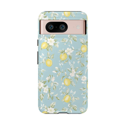 Lemon Blossom Blue Google Pixel Case