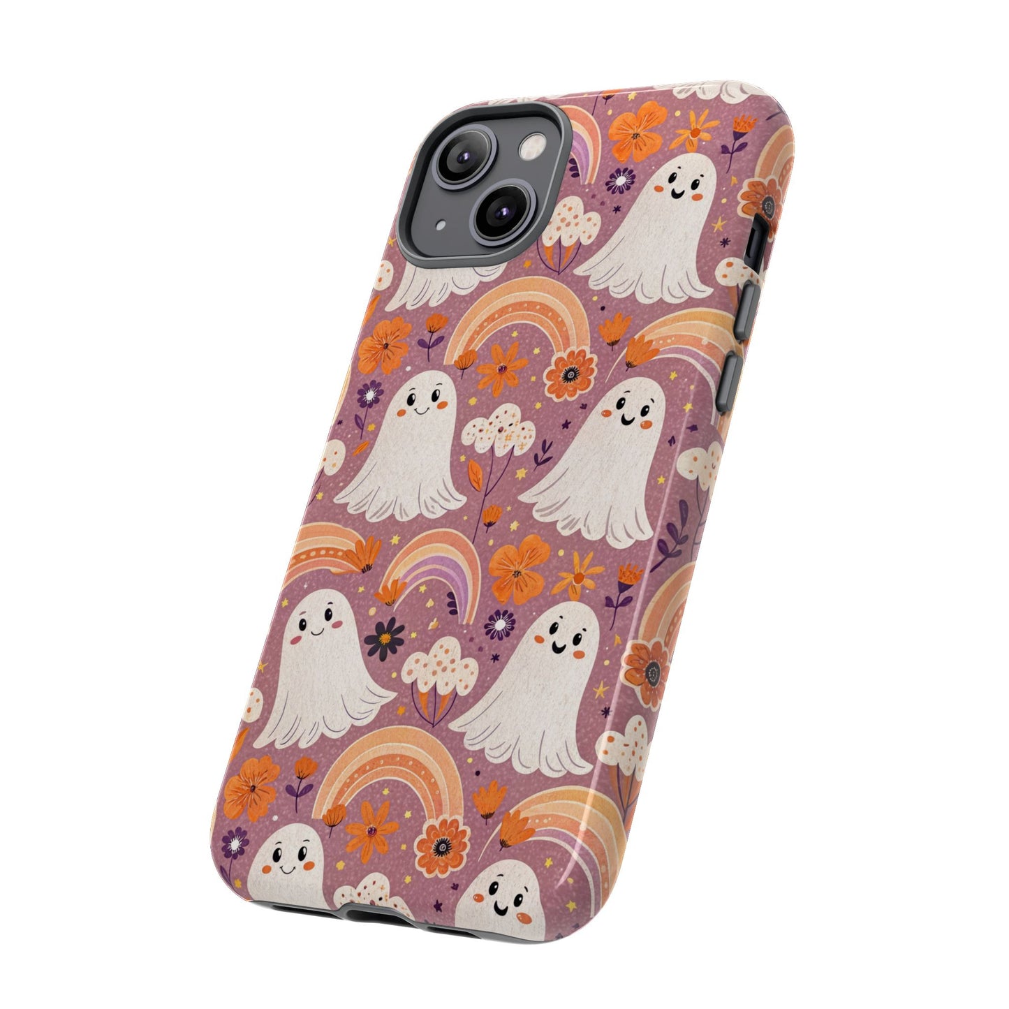 Pastel Halloween Ghost iPhone Case