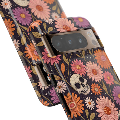 Skulls & Fall Florals Google Pixel Case