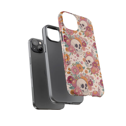 Floral Skull iPhone Case