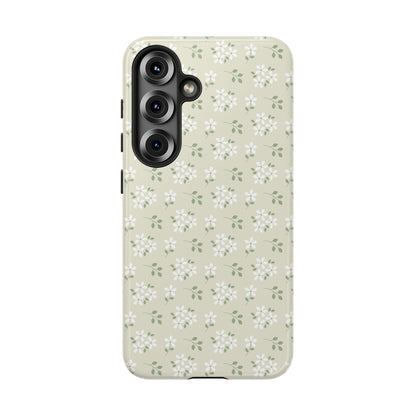 Beige Daisy Bloom Samsung Case