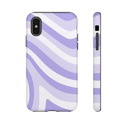 Lavender Wave Abstract iPhone Case