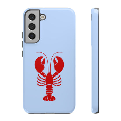 Red Lobster on Sky Blue Samsung Case