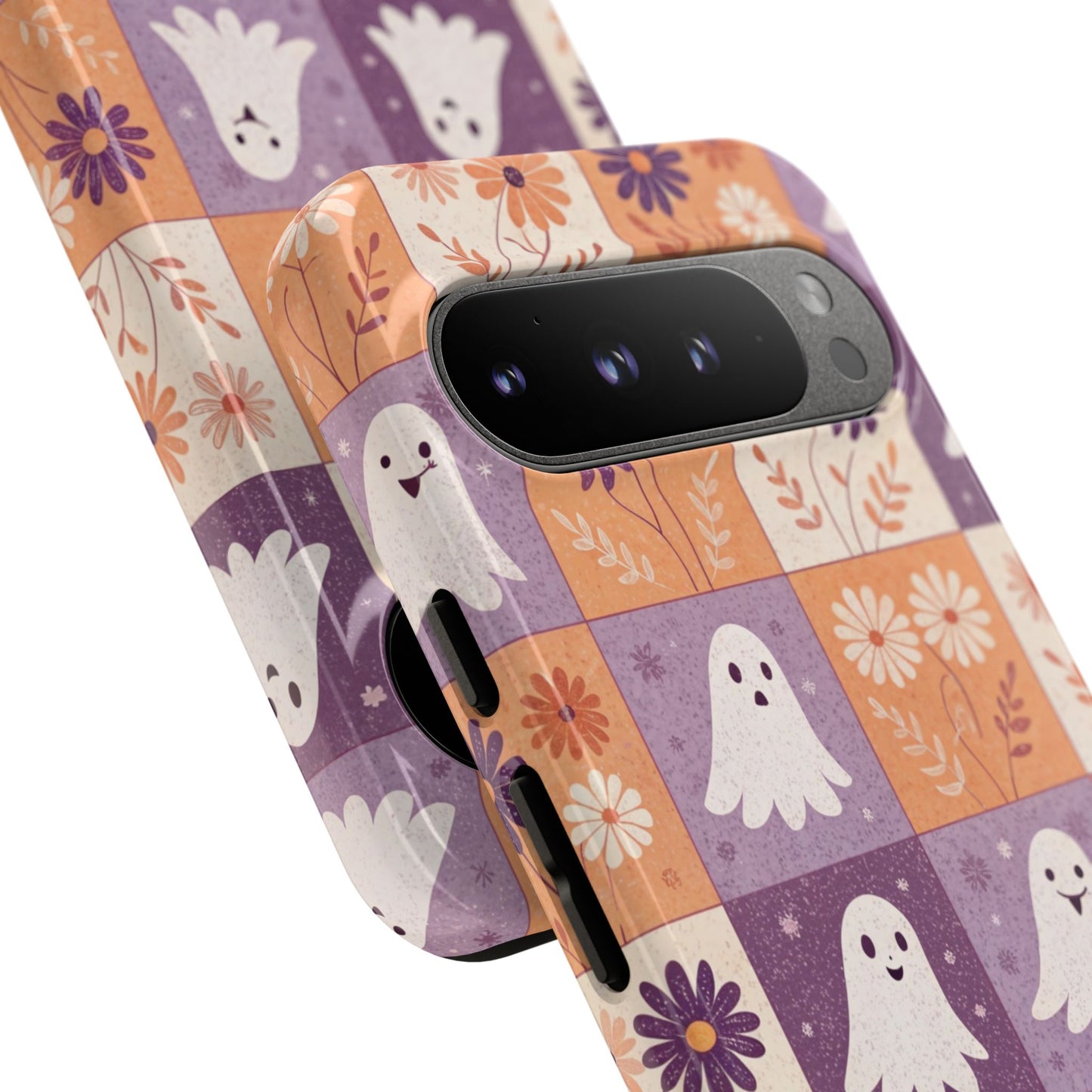 Ghost Floral Checkerboard Google Pixel Case