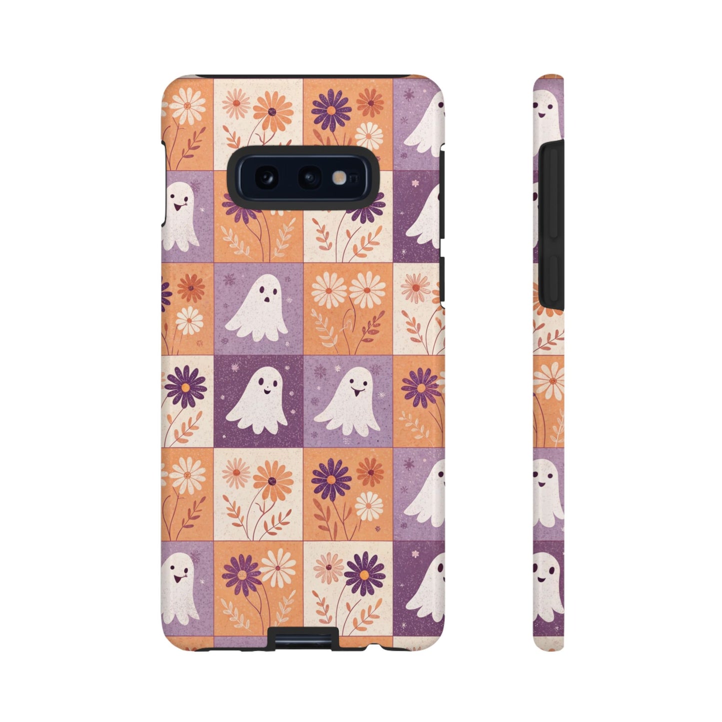 Ghost Floral Checkerboard Samsung Case