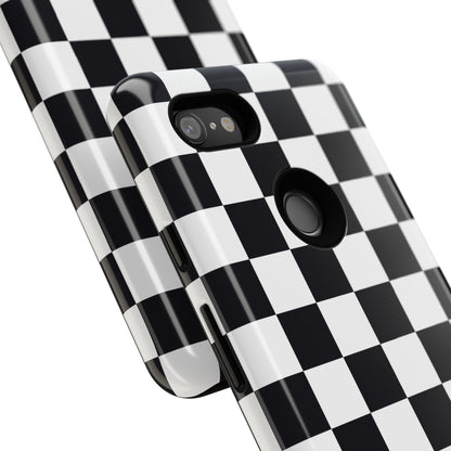 Black & White Checkerboard Google Pixel Case
