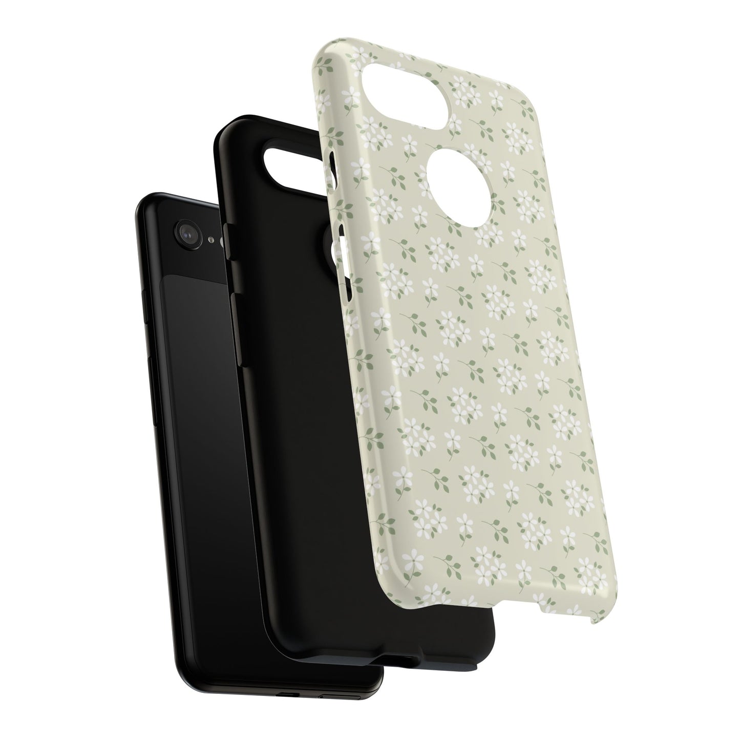Beige Daisy Bloom Google Pixel Case