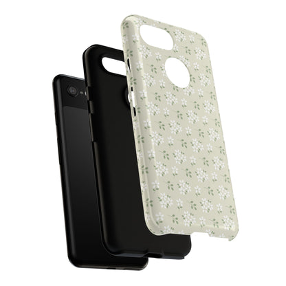 Beige Daisy Bloom Google Pixel Case