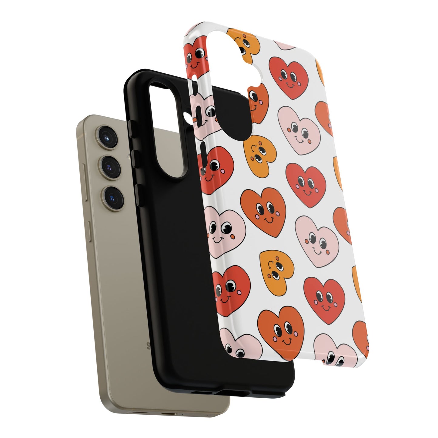Smiley Heart Faces Samsung Case