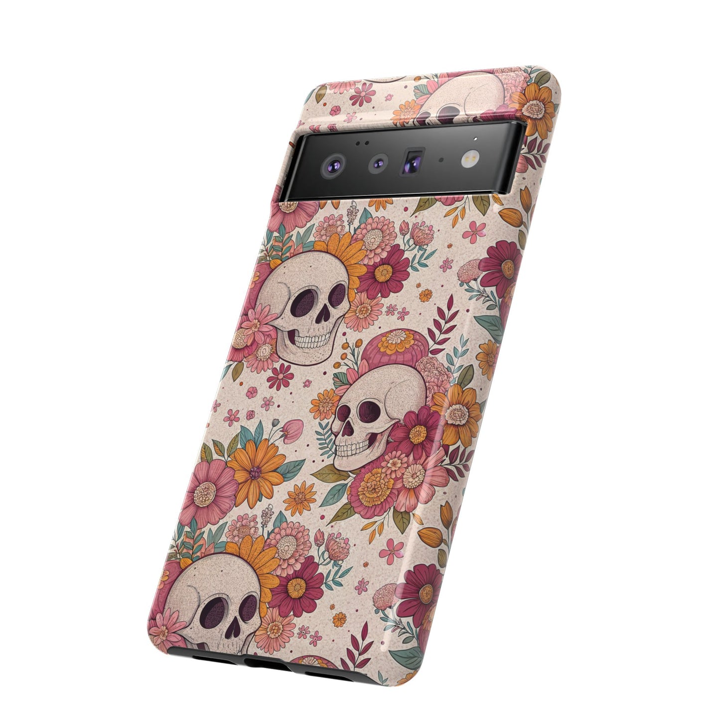 Floral Skull Google Pixel Case