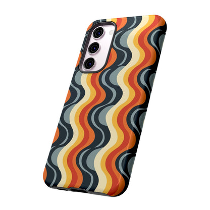 Retro Wavy Stripe Samsung Phone Case