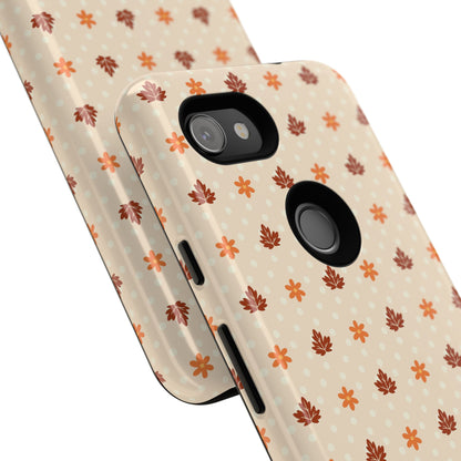 Beige Fall Floral Polka Dot Google Pixel Case