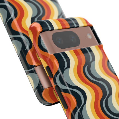 Retro Wavy Stripe Google Pixel Case
