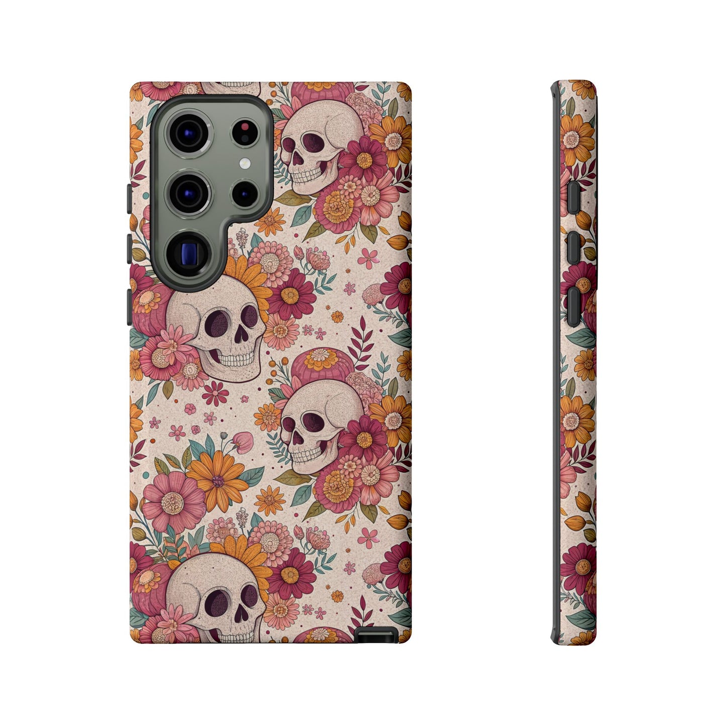 Floral Skull Samsung Case