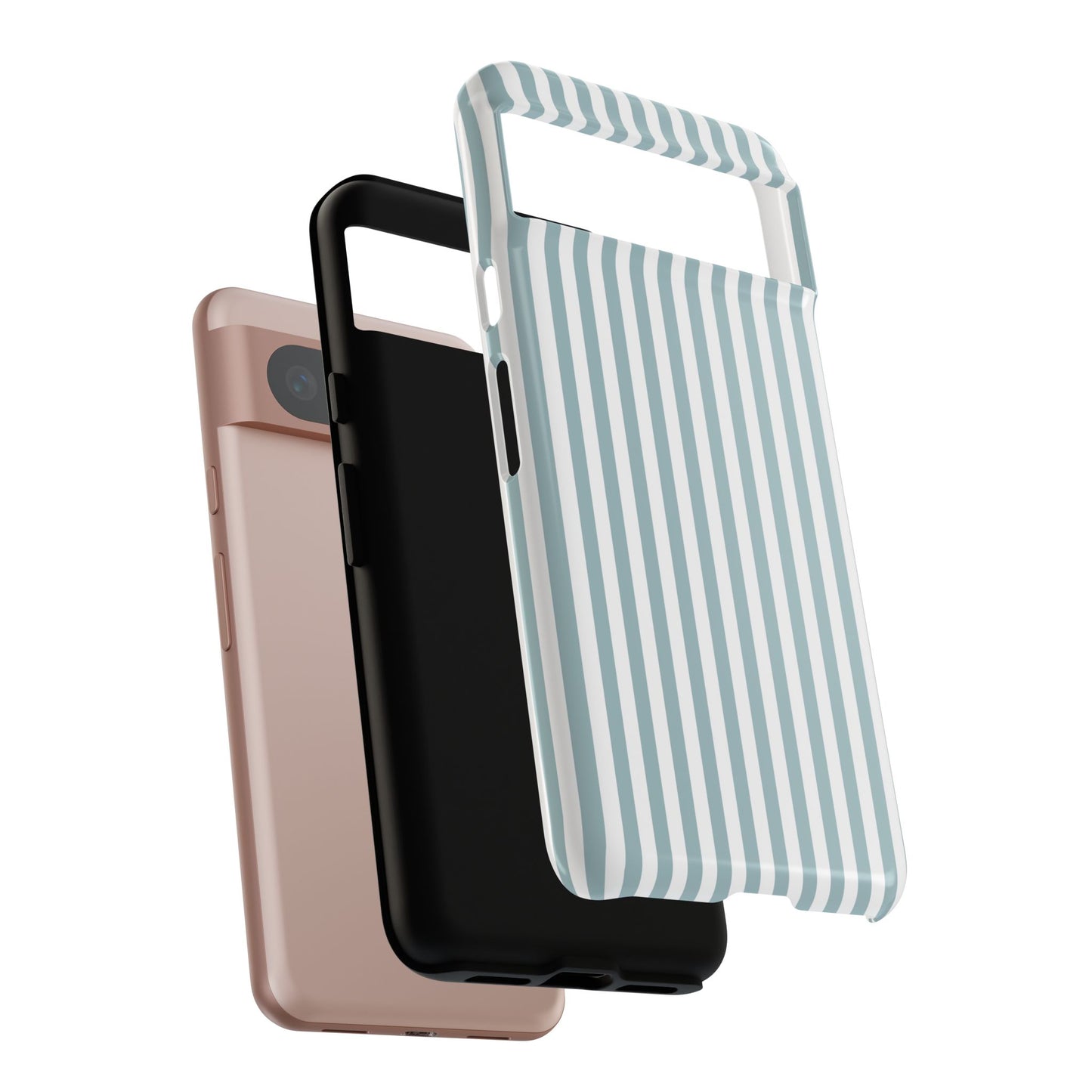 Blue & White Stripe Google Pixel Case