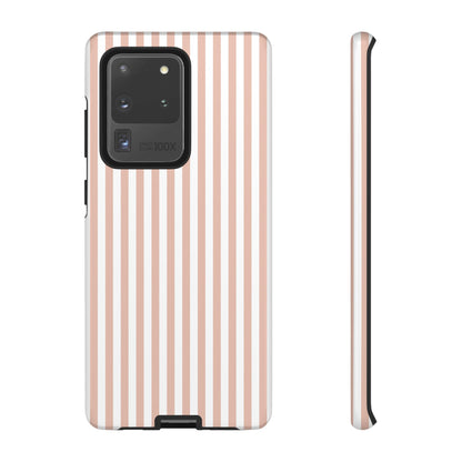 Blush & White Stripe Samsung Case