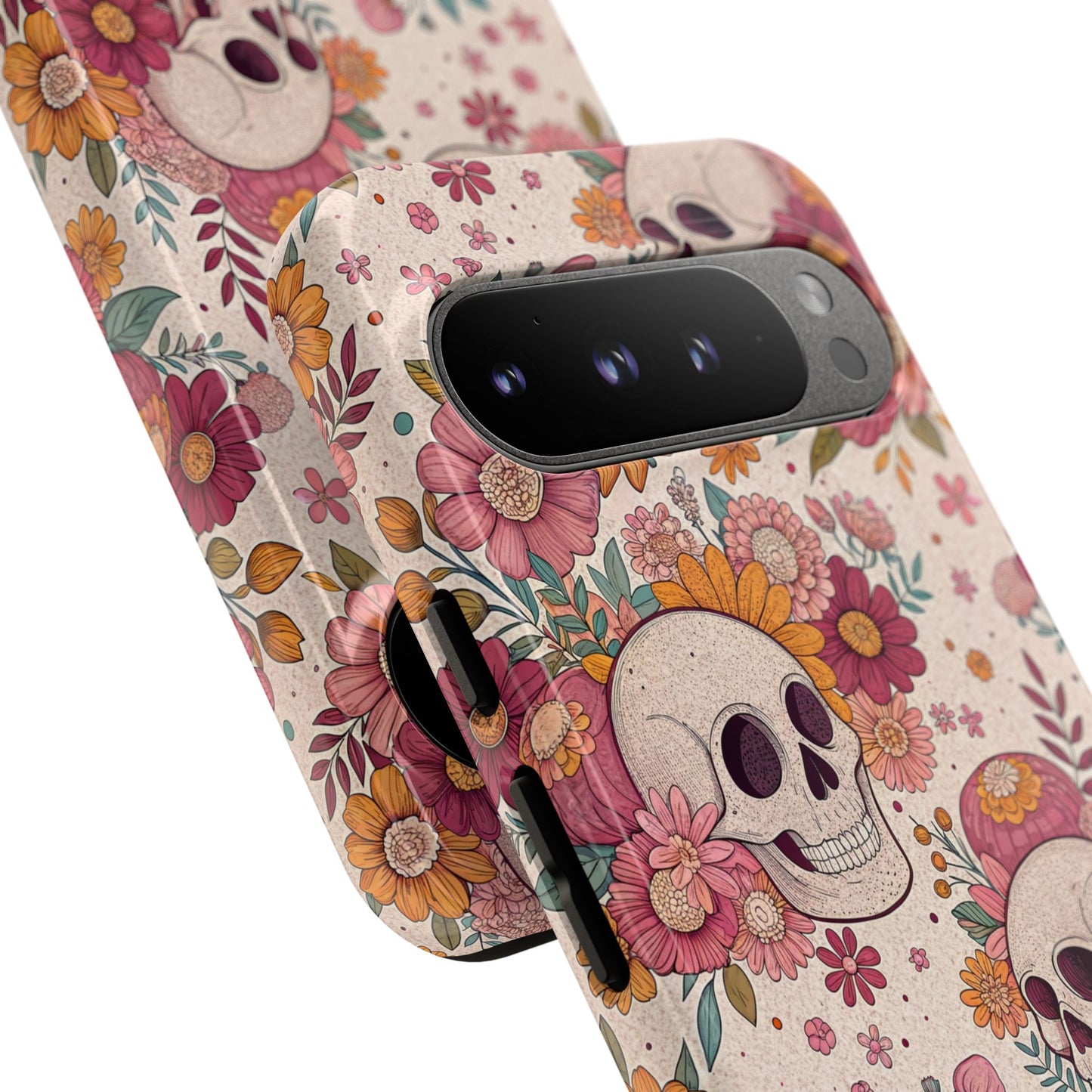 Floral Skull Google Pixel Case