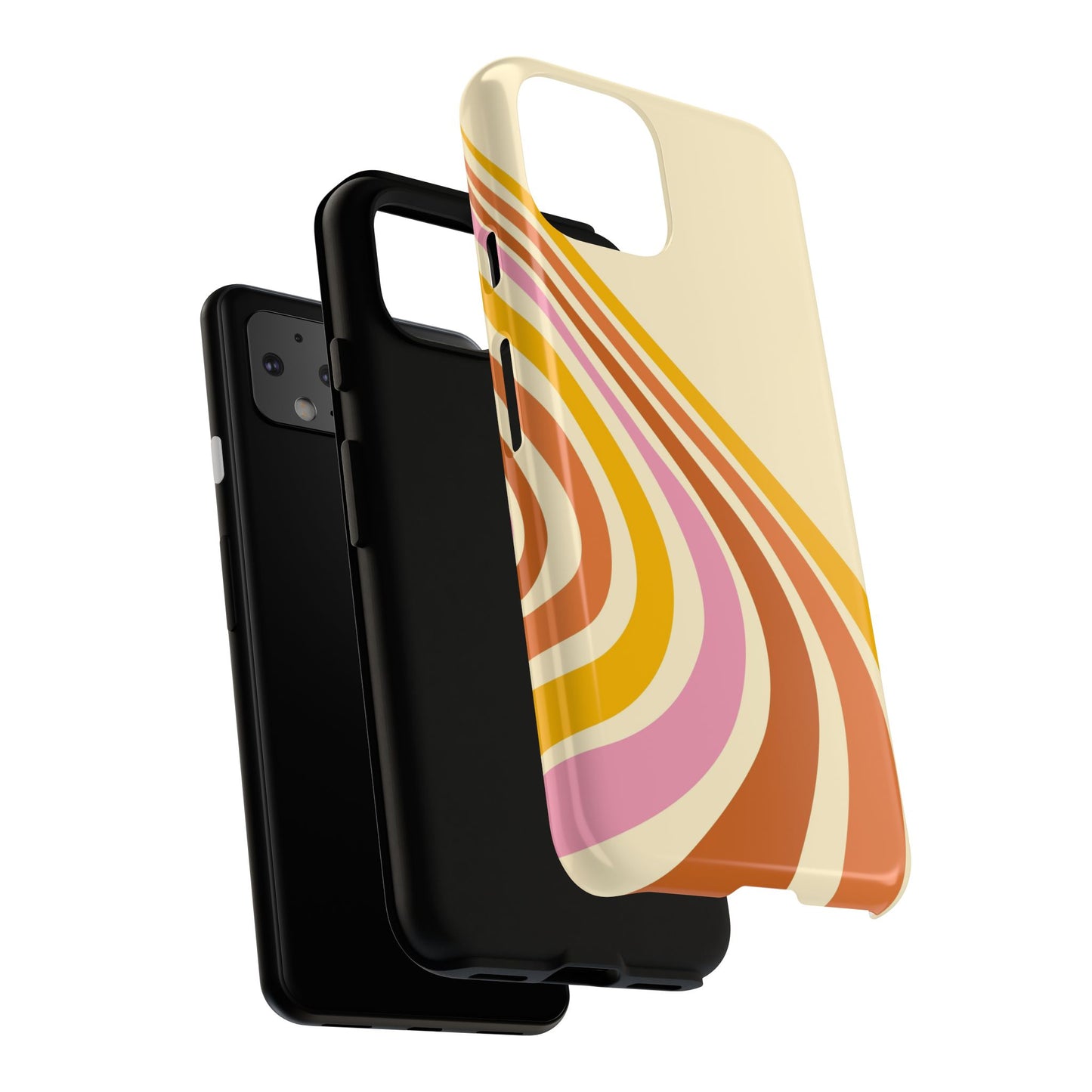Retro Wave Swirl Google Pixel Case