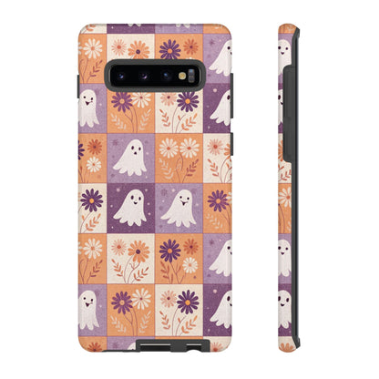 Ghost Floral Checkerboard Samsung Case