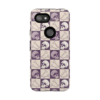 Skull & Bones Checkered Google Pixel Case