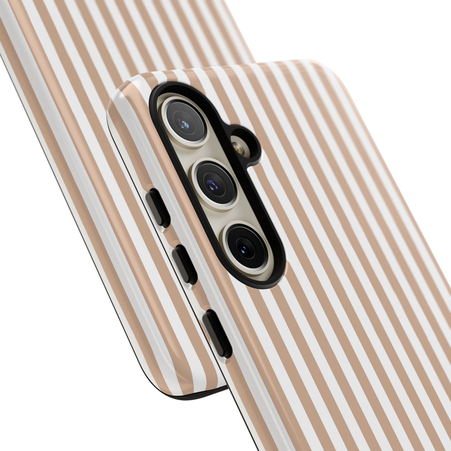 Tan & White Stripe Samsung Case