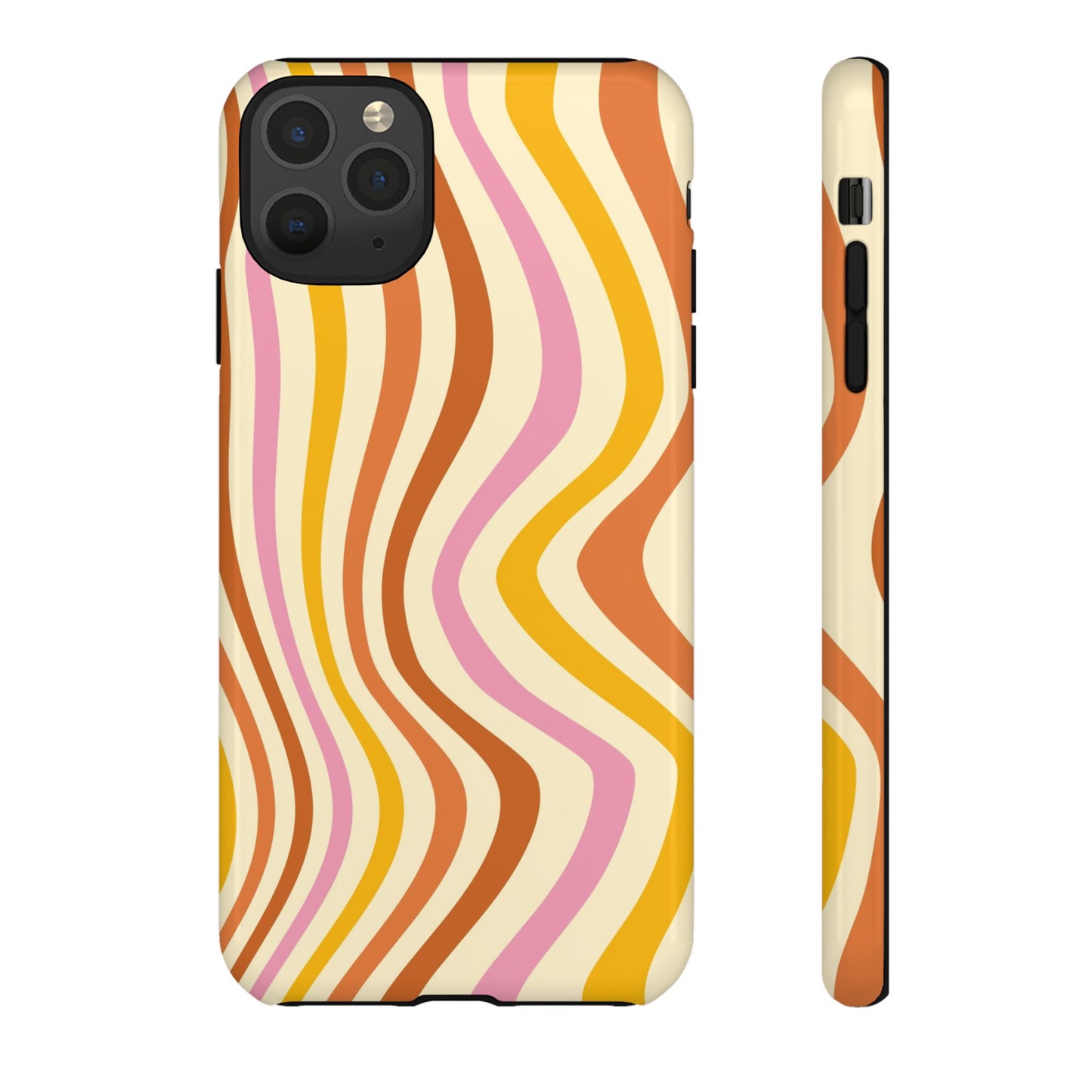 Retro Sunset Wave iPhone Case