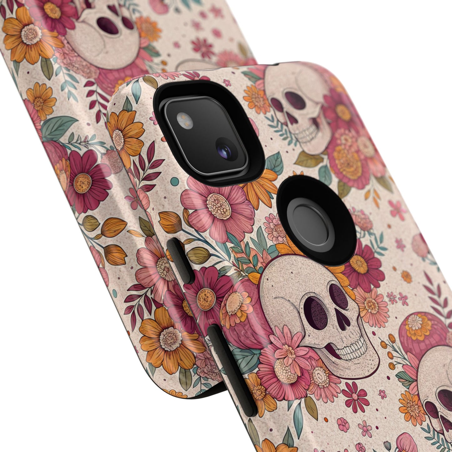 Floral Skull Google Pixel Case