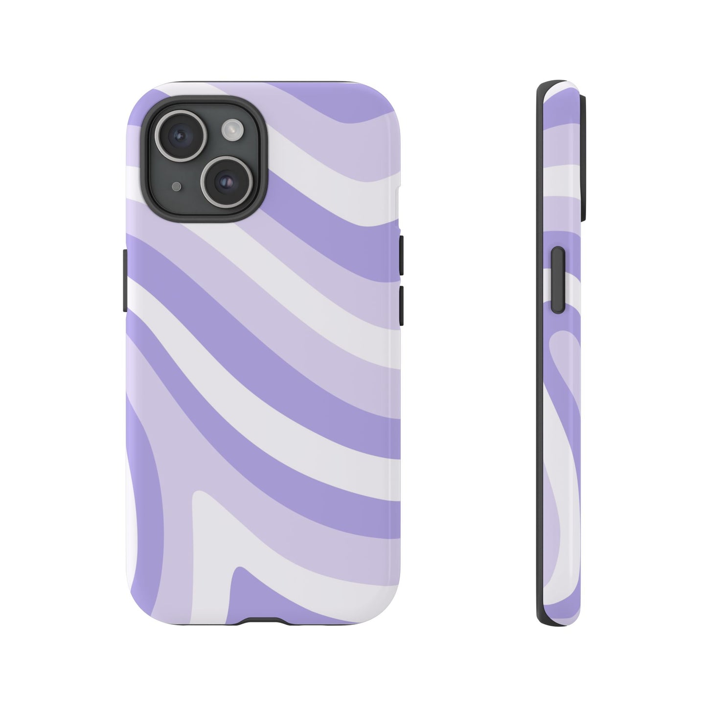 Lavender Wave Abstract iPhone Case