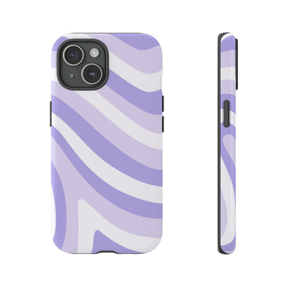 Lavender Wave Abstract iPhone Case