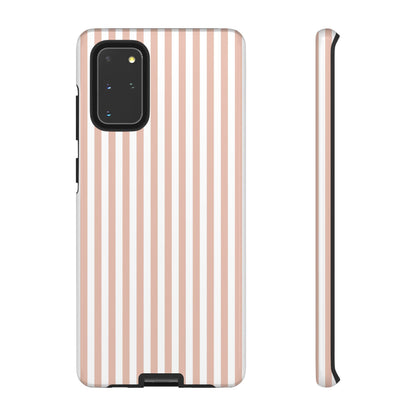 Blush & White Stripe Samsung Case