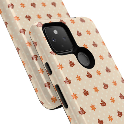 Beige Fall Floral Polka Dot Google Pixel Case
