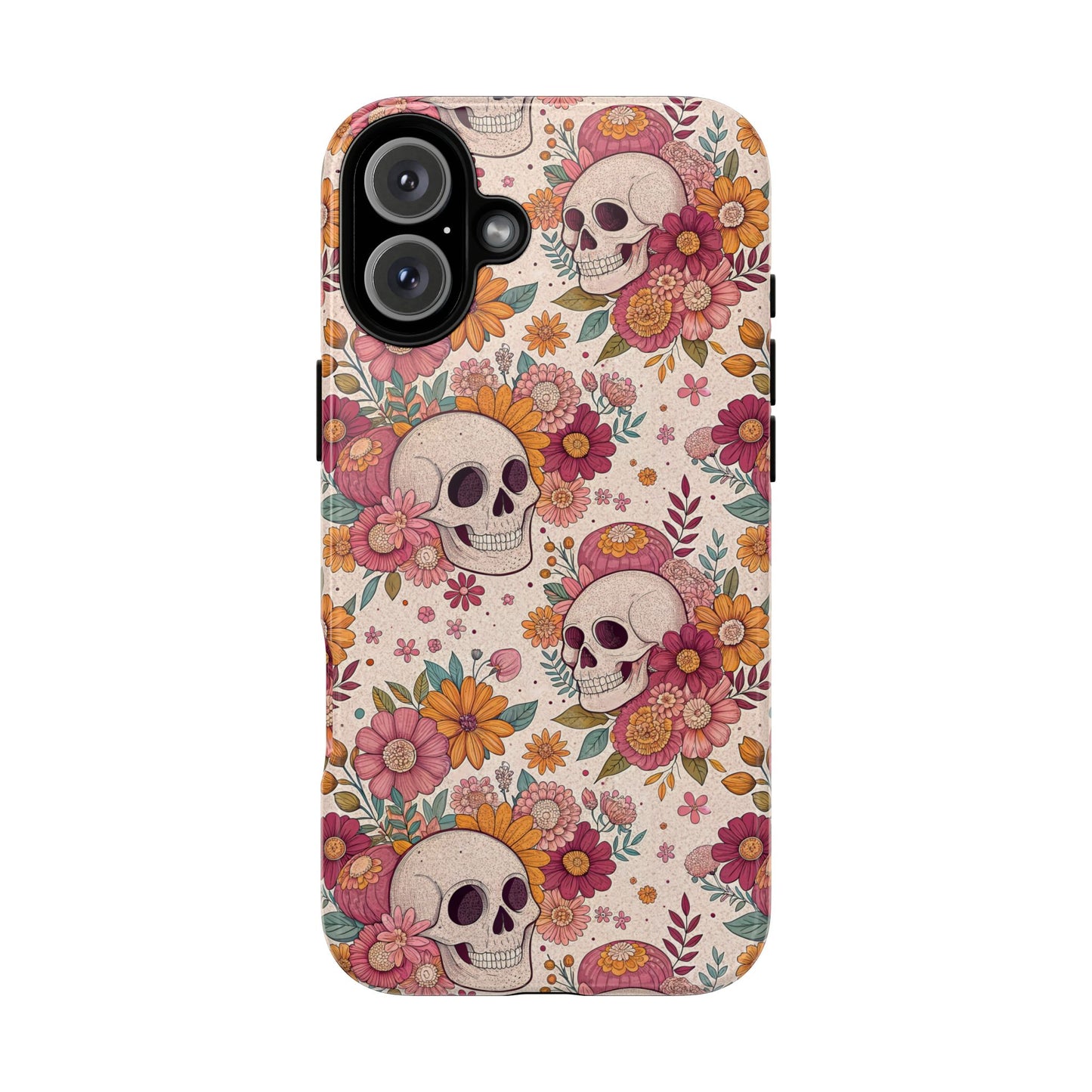Floral Skull iPhone Case