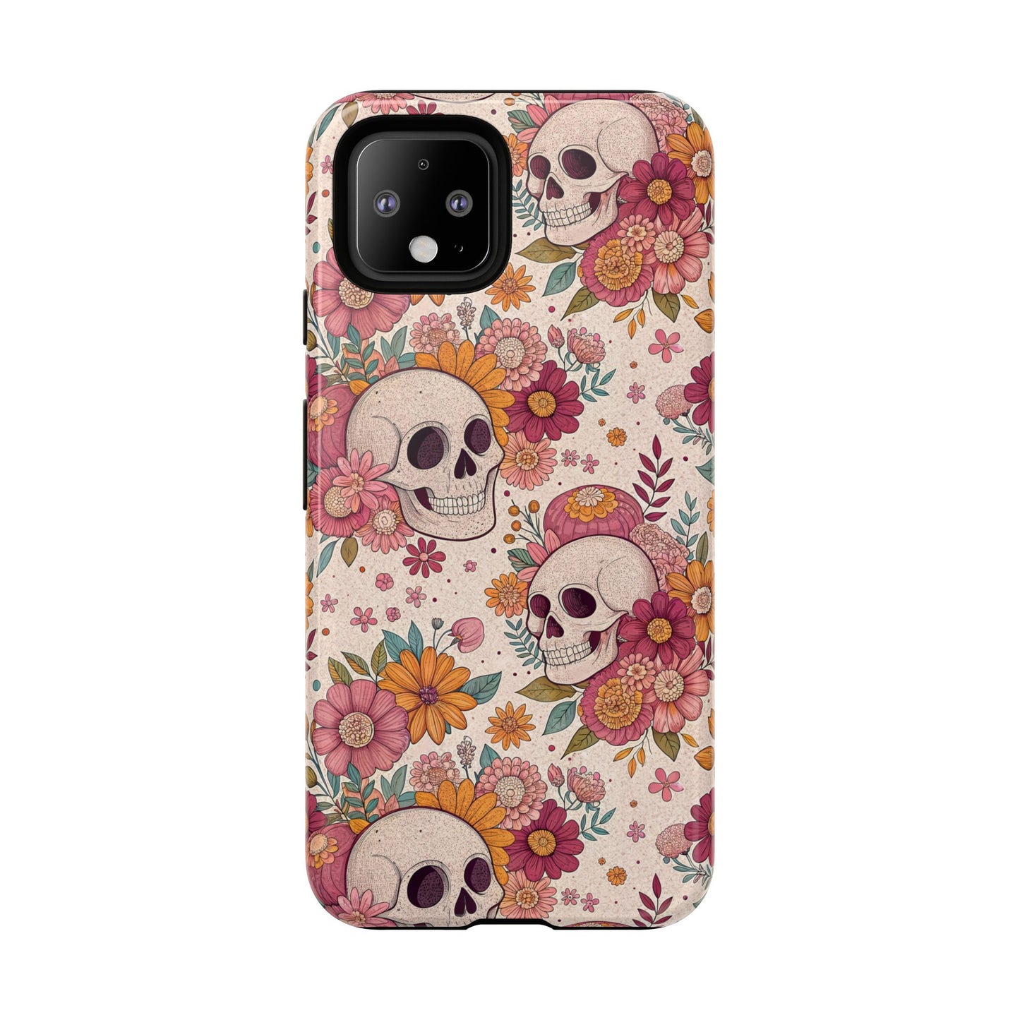 Floral Skull Google Pixel Case