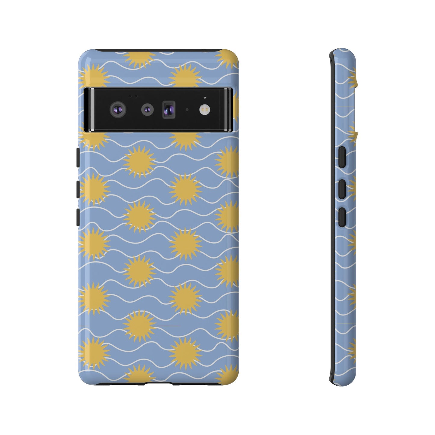 Sunny Waves Blue Google Pixel Case