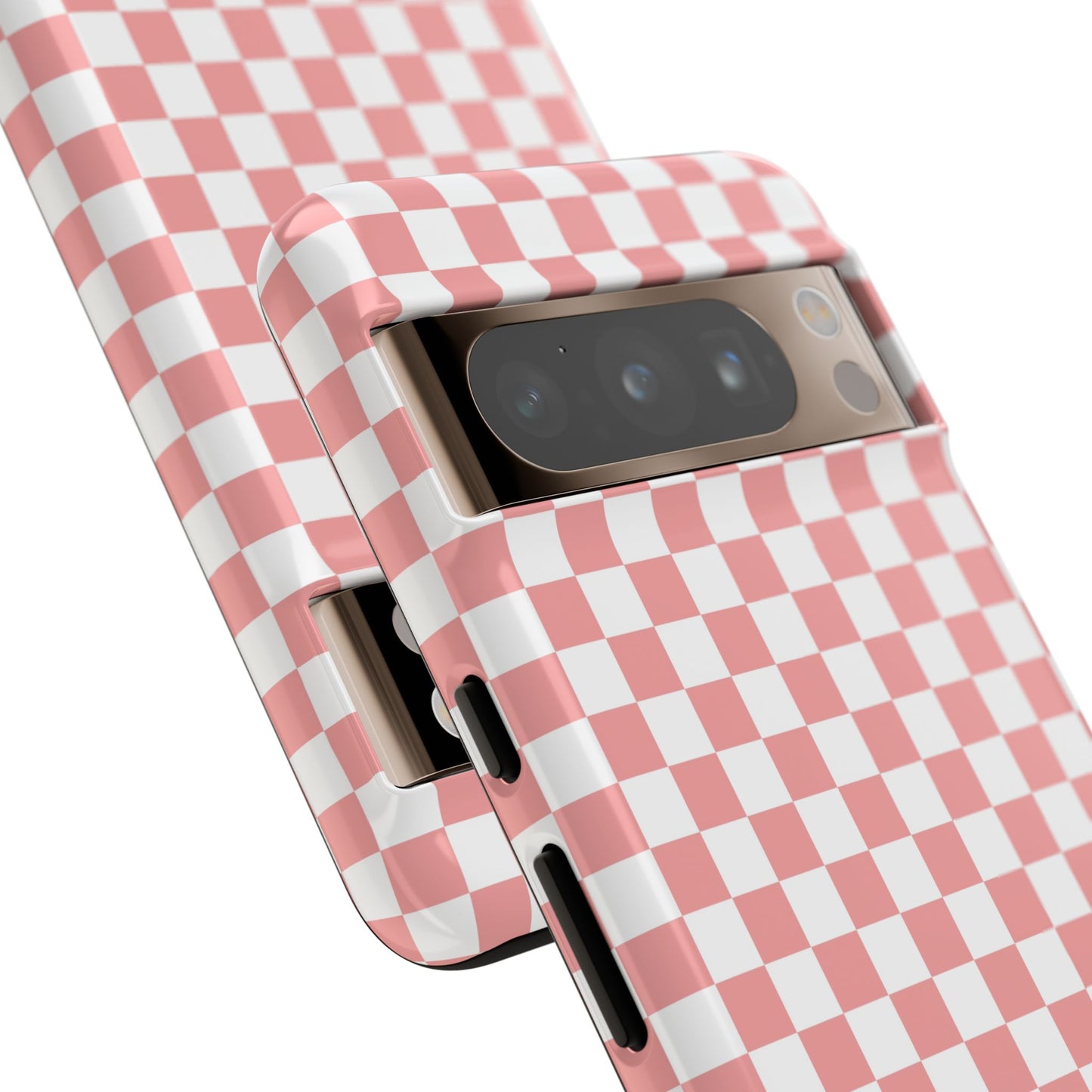 Pink Checkerboard Google Pixel Case
