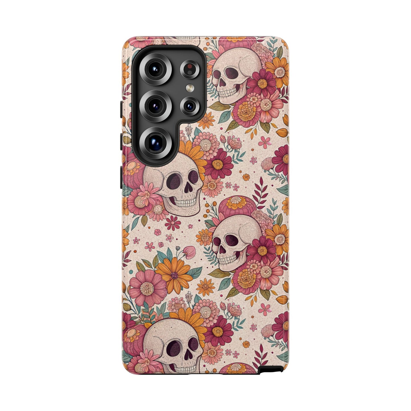 Floral Skull Samsung Case