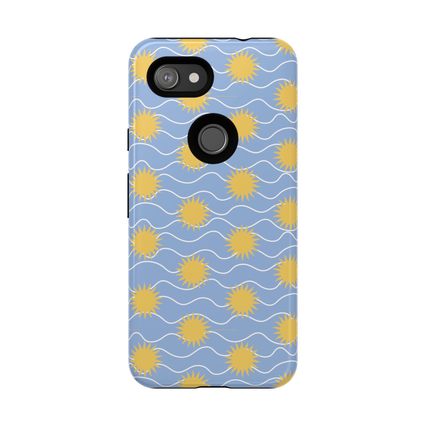 Sunny Waves Blue Google Pixel Case