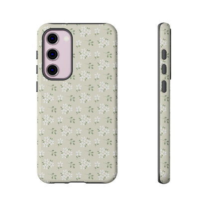 Beige Daisy Bloom Samsung Case