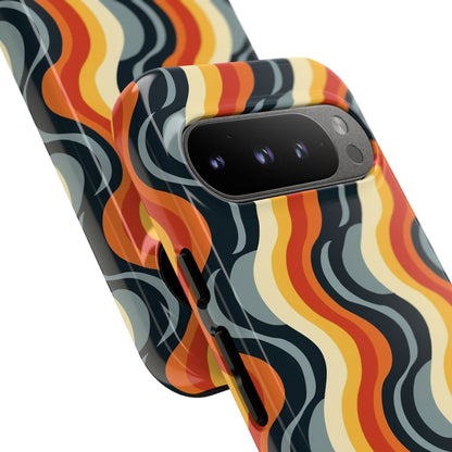 Retro Wavy Stripe Google Pixel Case