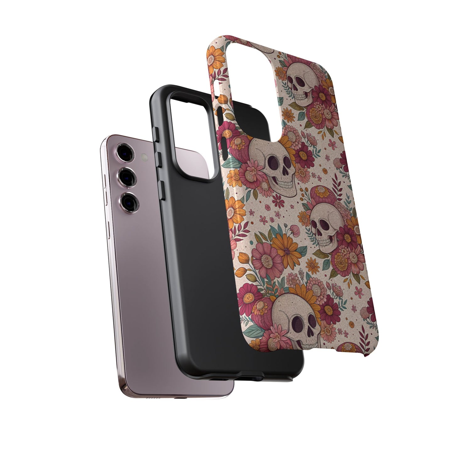 Floral Skull Samsung Case