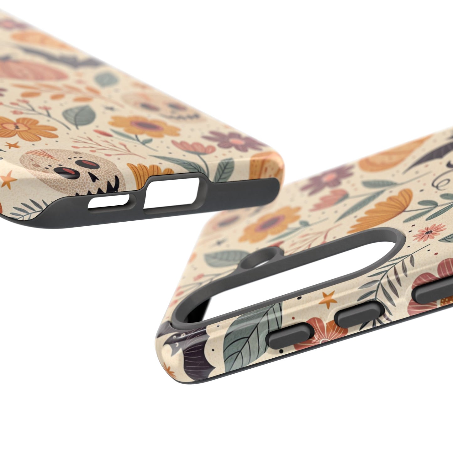 Halloween Skulls & Pumpkins Floral Samsung Case