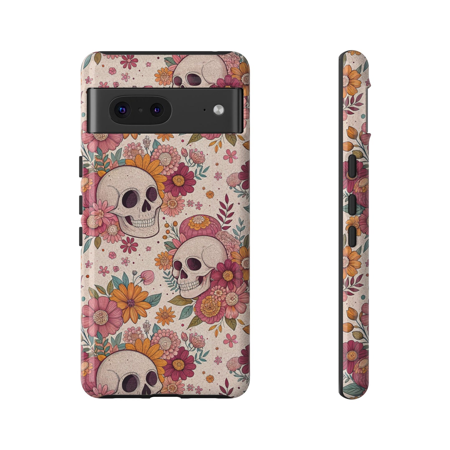 Floral Skull Google Pixel Case