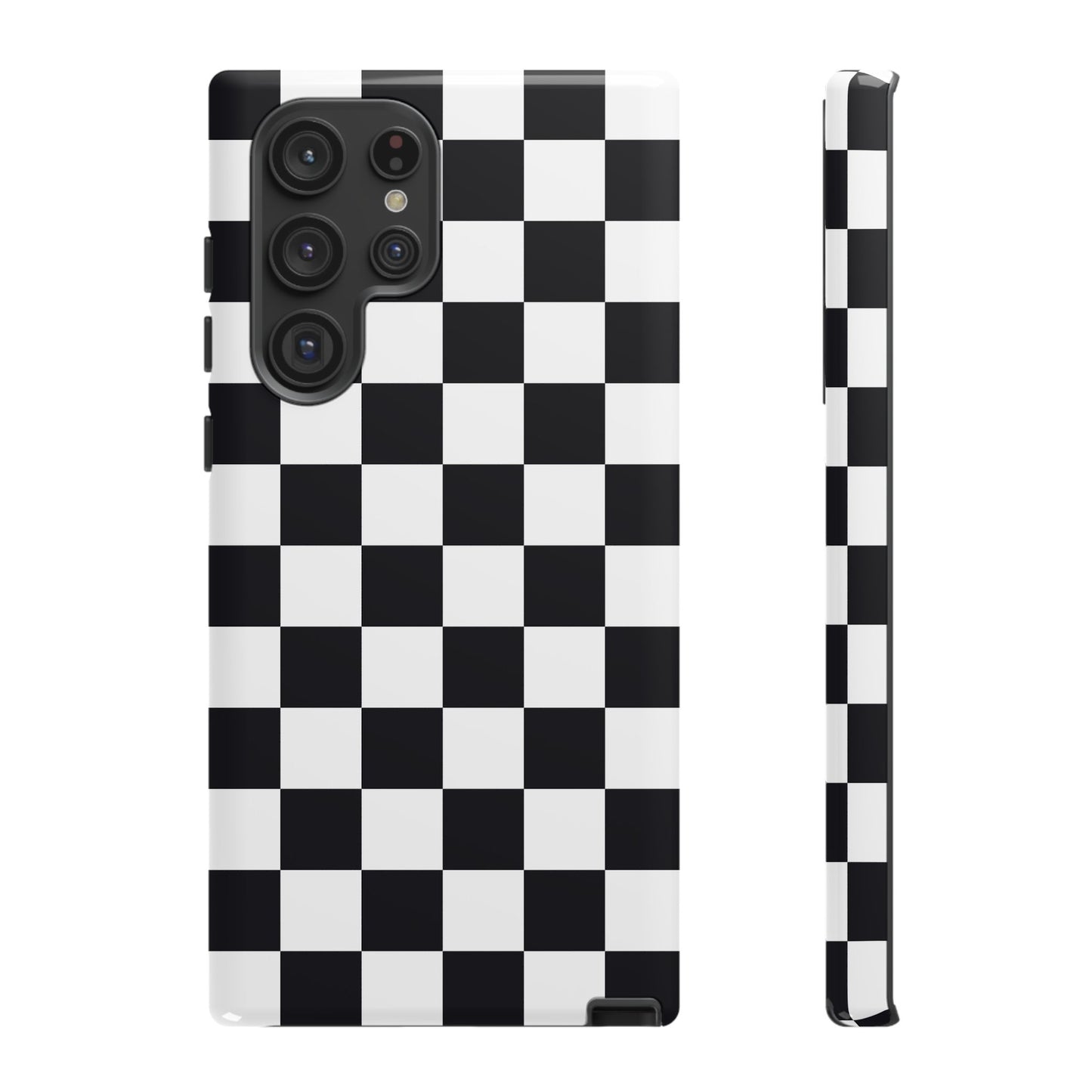 Black & White Checkerboard Samsung Case