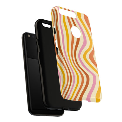Retro Sunset Wave Google Pixel Case