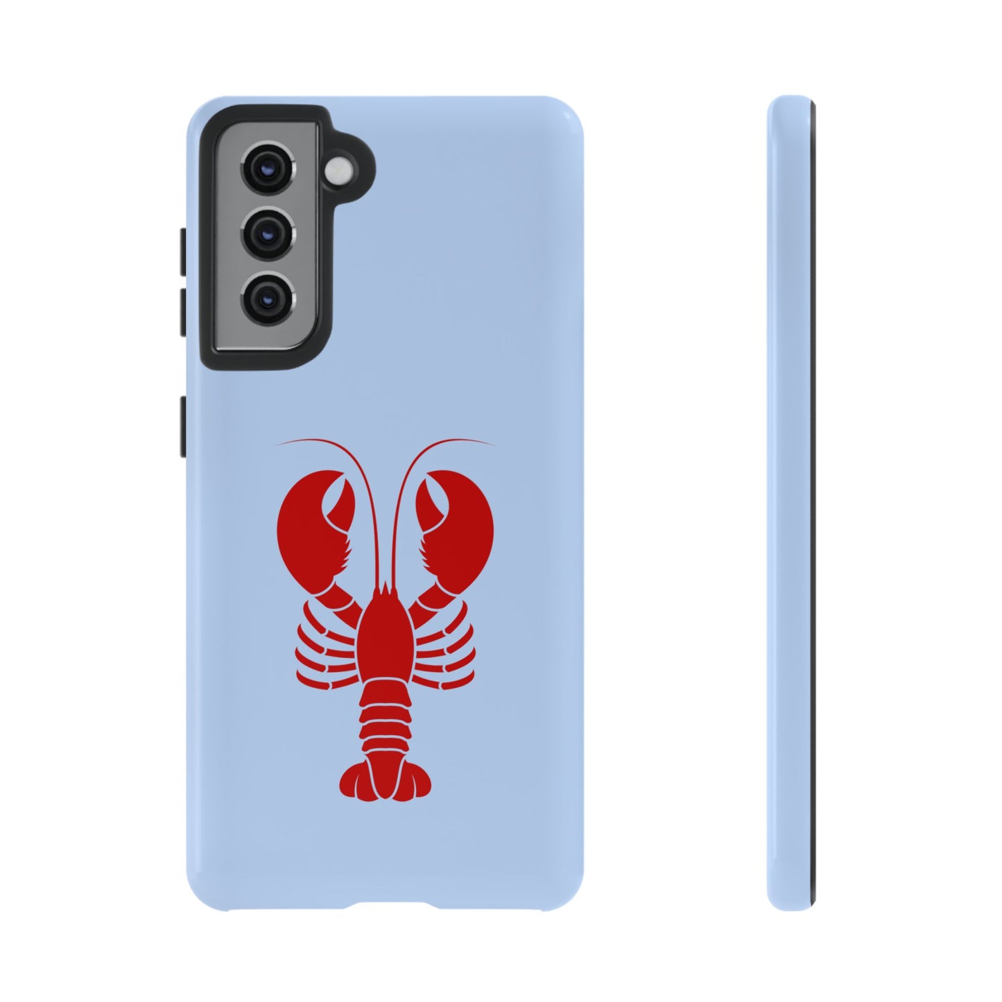 Red Lobster on Sky Blue Samsung Case