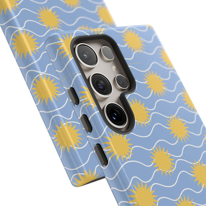Sunny Waves Blue Samsung Case